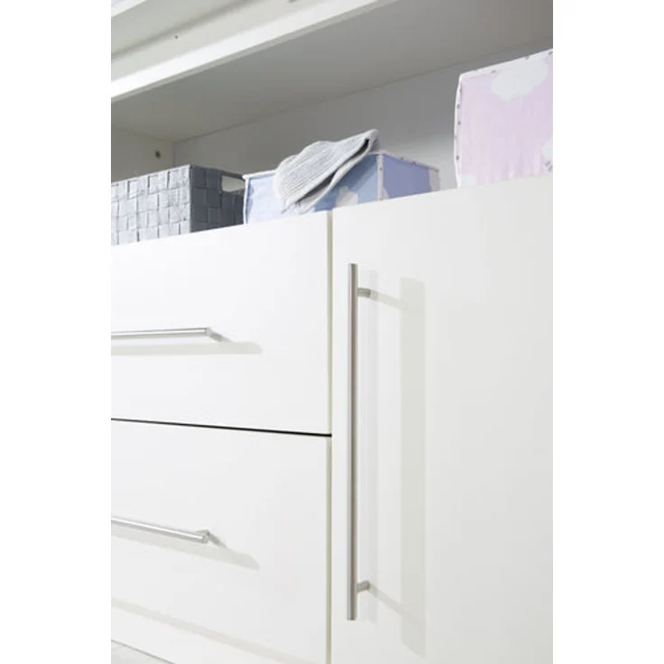 roba Zimmerset 'Maren' - 3-teilig - Gitterbett 70 x 140 cm - Wickelkommode breit - Weiß – Bild 12