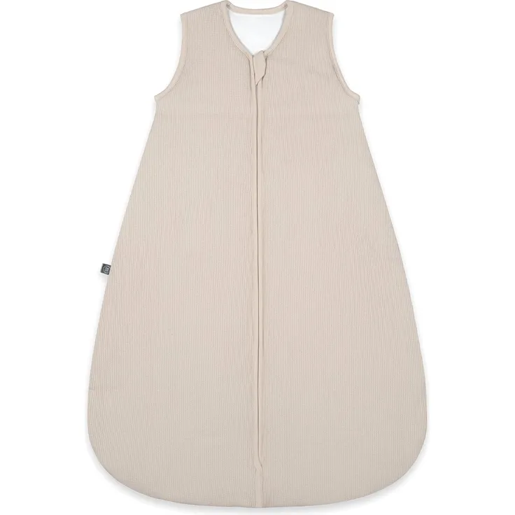 emma & noah Baby Schlafsack 2.5 TOG, Strampelsack für den Herbst und Winter in vielen Farben, Bio-Baumwolle, OEKO-TEX Zertifiziert, Schlafsack für Neugeborene (Essential Beige, 100 cm)