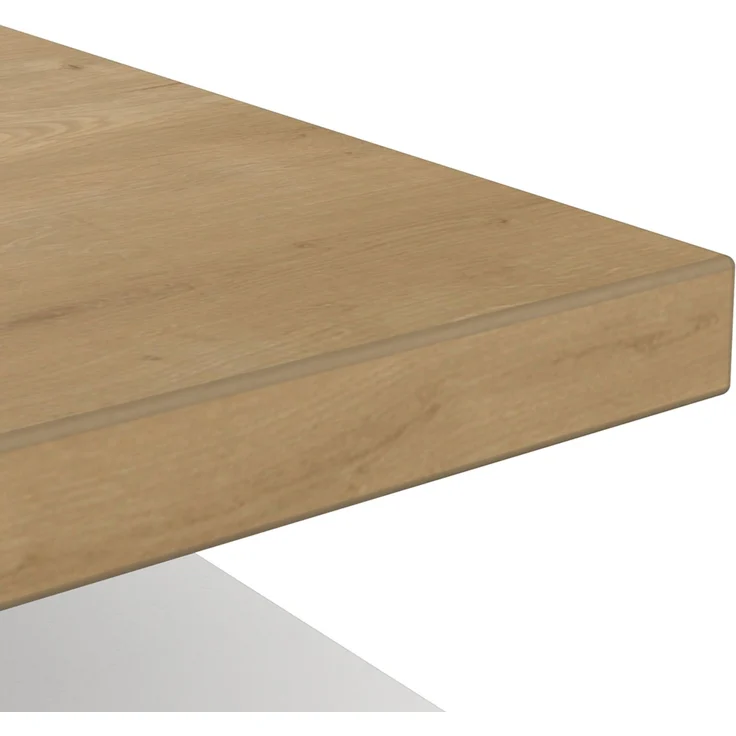 Calicosy 'ACCESS' Couchtisch 3 Nischen Eiche-Dekor und Weiß matt L91,8 cm - Helles Holz – Bild 3