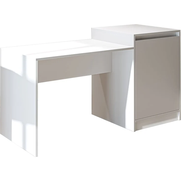 Roomart Kücheninsel MILANO mit Esstisch & Stauraum – Küchentisch & Küchenschrank – 160×85×60 cm – platzsparend & modern • Weiß – Bild 6