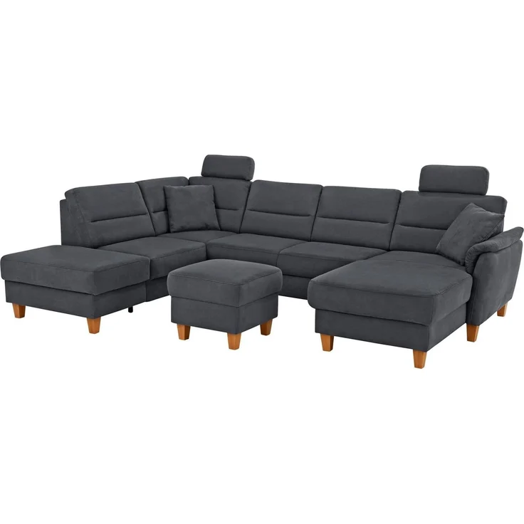 Home affaire Wohnlandschaft Palmera U-Form, Federkern, ohne Stauraum – Bild 2