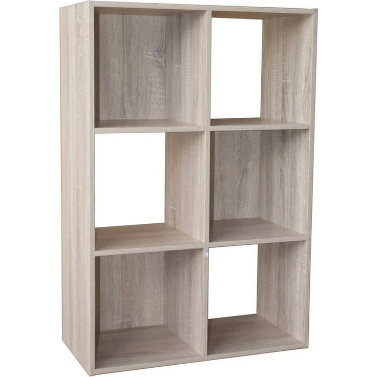 HTI-Living Standregal Regal 60x90 Thekla Sonoma, Stück 1-tlg, Standregal 6 Regalfächer – Bild 1