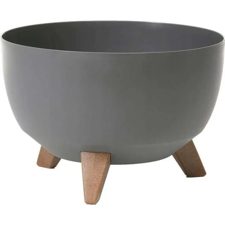 Lamela Roma Blumentopf 882-82 Kunststoff Ø 47 cm dunkelgrau