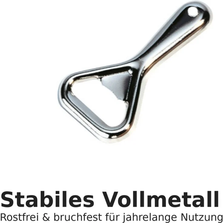 Thiru Flaschenöffner - 10 Getränkeöffner aus Metall - stabil & handlich – Bild 2