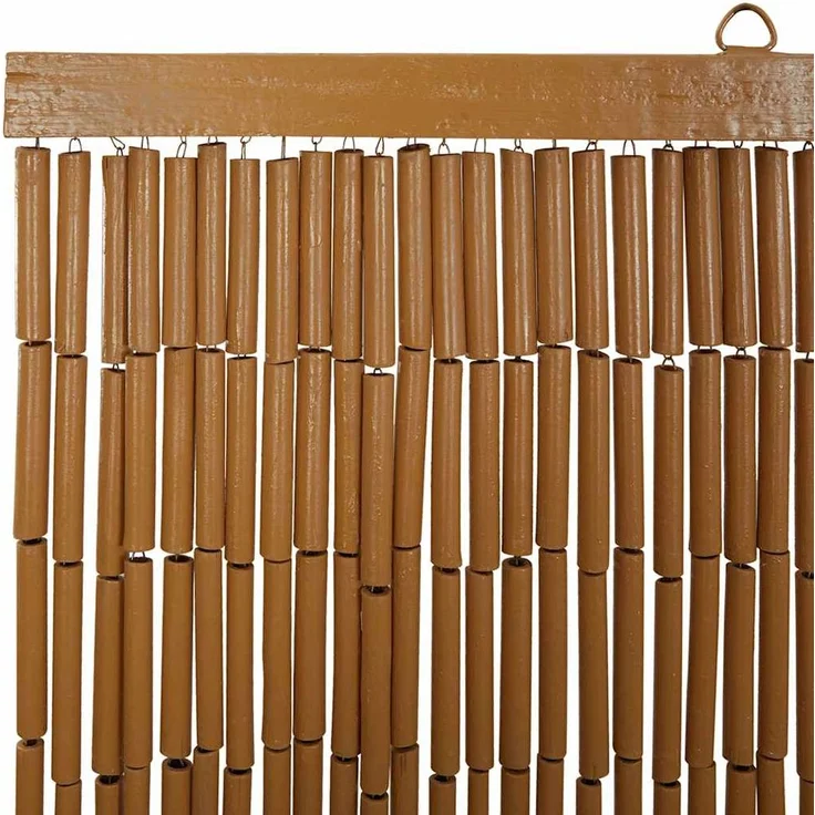 vidaXL Insekten-Türvorhang Palmendruck 100x200 cm Bambus 4017445 – Bild 3