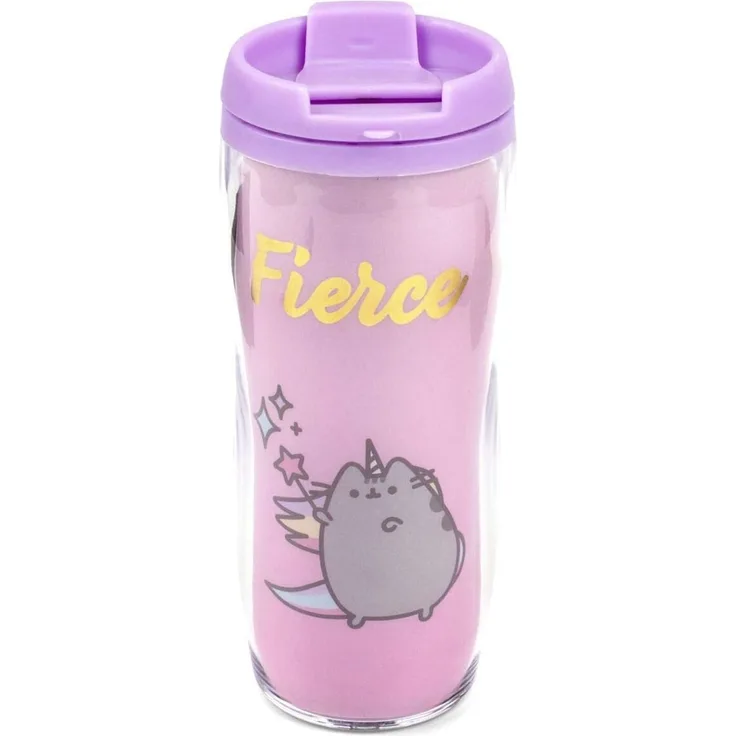 Thumbs Up! Pusheen Travel - Drinking cup "FIERCE" with drinking cap