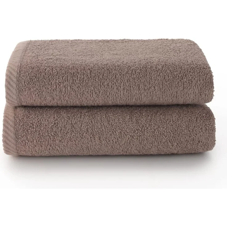 Top Towel - Plus - Große Badetücher - Badezimmerhandtücher - 2 Hand- oder Waschbeckenhandtücher - 50x100 cm - 100 % Baumwolle - Nerz