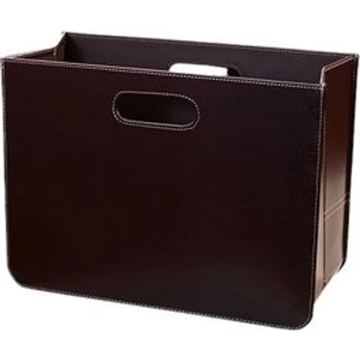 DESIGN DELIGHTS Zeitungsständer DESIGN ZEITUNGSKORB "BUSINESS", braun, 30,5 cm, Magazinhalter – Bild 6