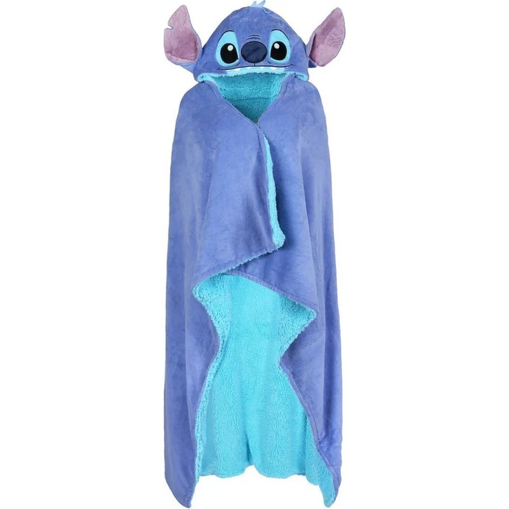 Sarcia. eu Bettüberwurf Blaue Decke/Überwurf STITCH Disney 120x150 cm – Bild 1