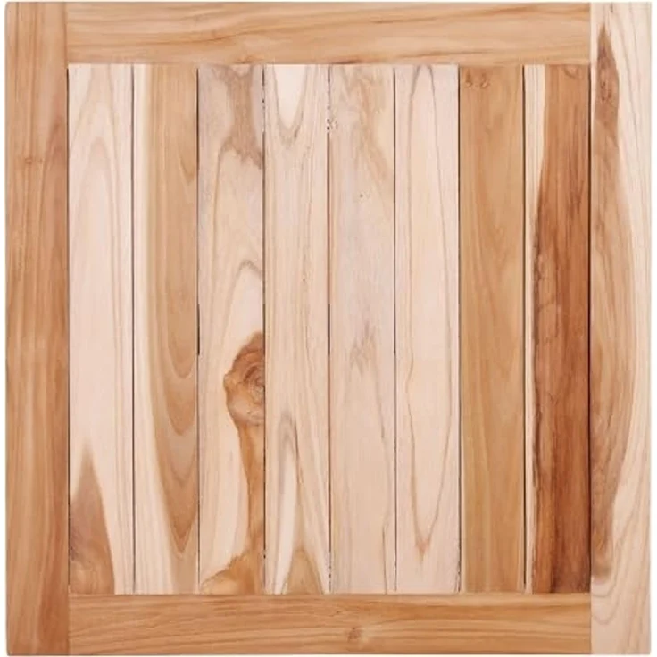 Raburg Gartentisch Beistelltisch Teakholz, 50 x 50 cm, wetterfestes Teak, langlebig, leicht & robust, UV-beständig & pflegeleicht – Bild 5