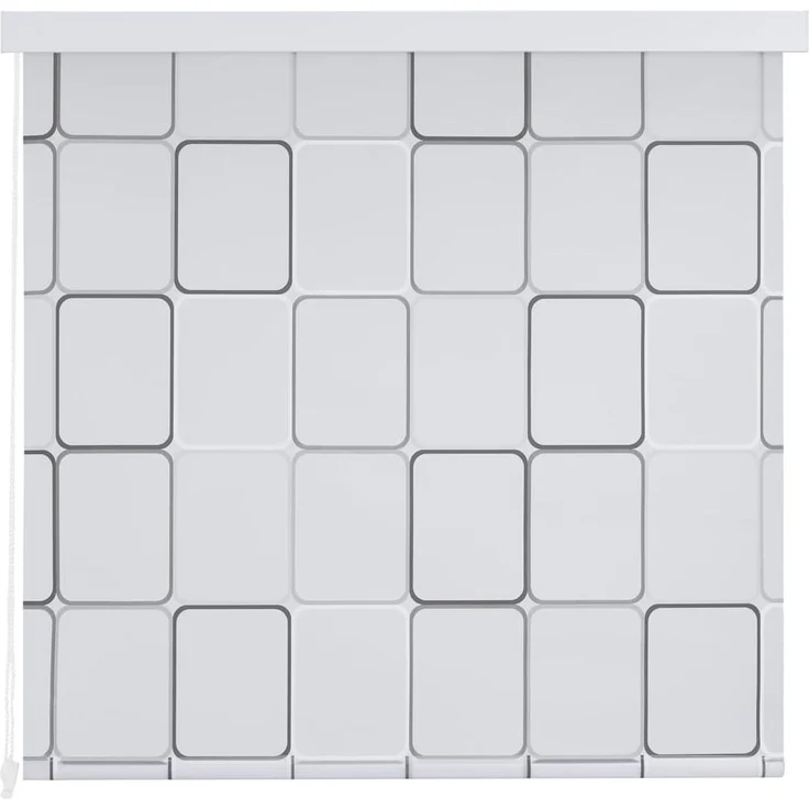vidaXL Duschrollo 80x240 cm Quadratmuster 142847 – Bild 2