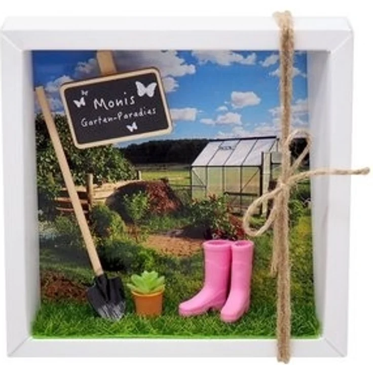 ZauberDeko Geschenkbox Geldgeschenk Garten MIT NAME Gutschein Gewächshaus Blumen Geschenk – Bild 6