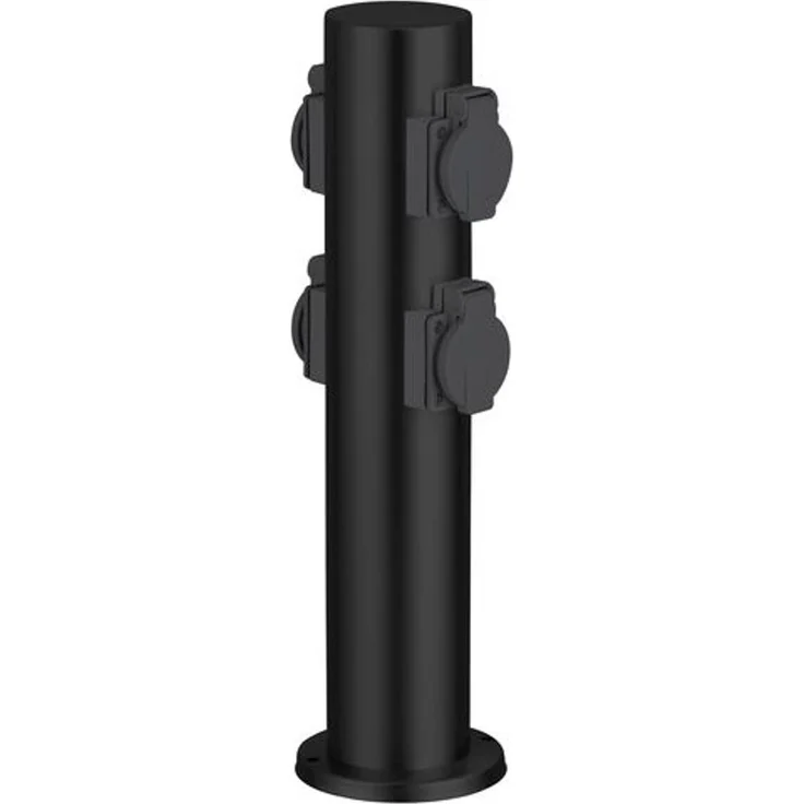 BRILLIANT Dody Außensteckdosensockel schwarz | 0x , , 0W, (nicht enthalten) – Bild 1