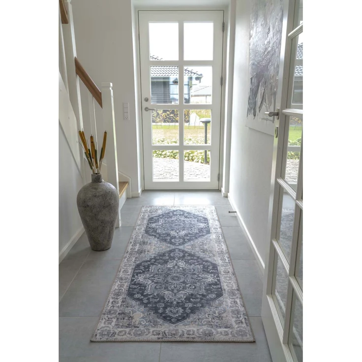 House Nordic Flurläufer, blau, 80x200 cm – Bild 4