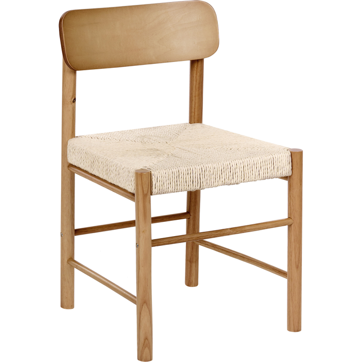 Esszimmerstuhl 2er Set DIGNE Holz Braun – Bild 4