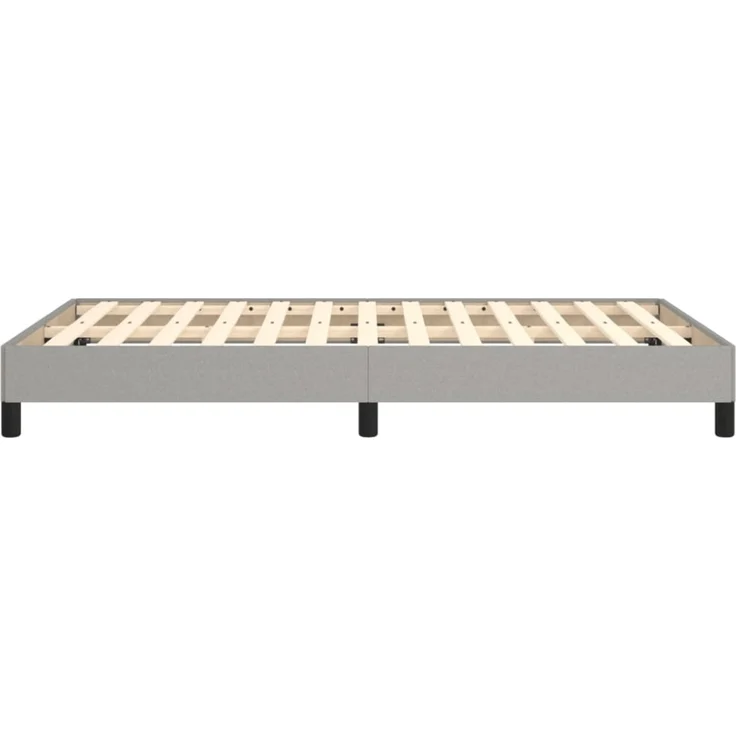 vidaXL Polsterbett, Stoff, 25,0 cm, Hellgrau, 120x190 cm – Bild 8