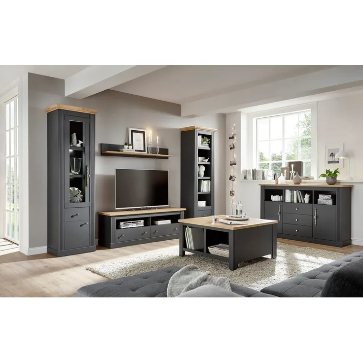 Home affaire Wohnwand Westminster, (Set, 4-St), im romantischen Landhausstil, exclusiv by Otto