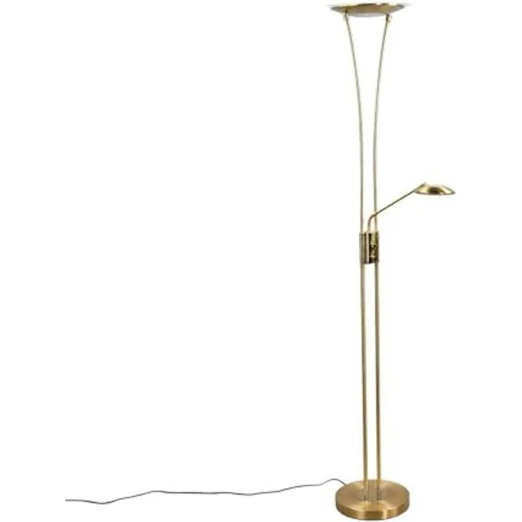 Lindby Stehlampe Eda, Enthalten, 1 x 20 W LED + 1 x 5,5 W LED, warmweiß – Bild 1