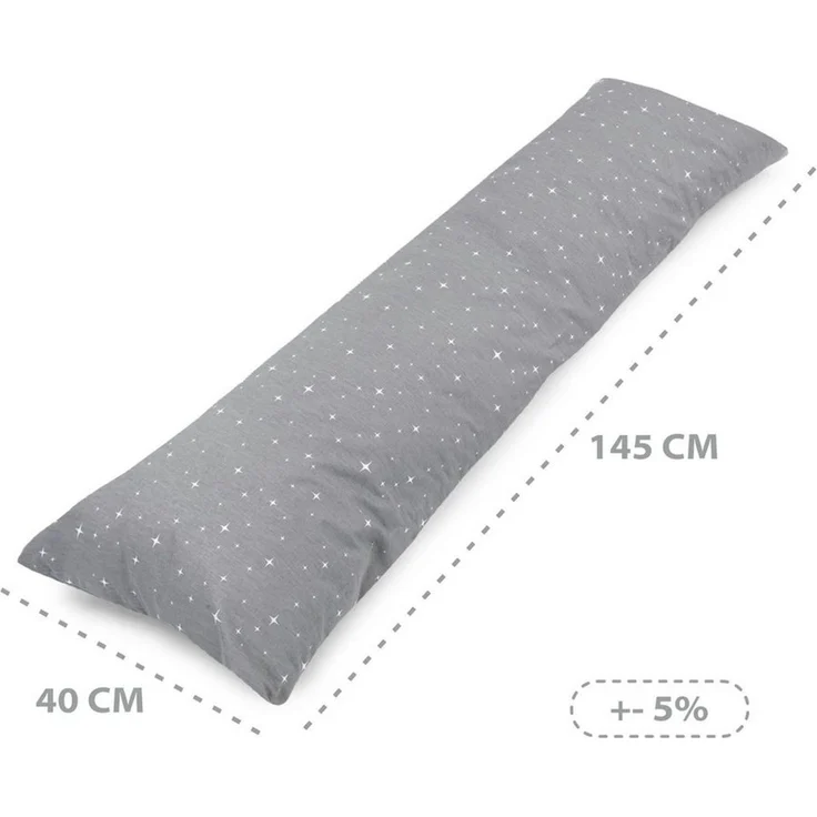 Totsy Baby Seitenschläferkissen Schwangerschaftskissen 40x145 cm - Kuschelkissen Schlafkissen – Bild 2