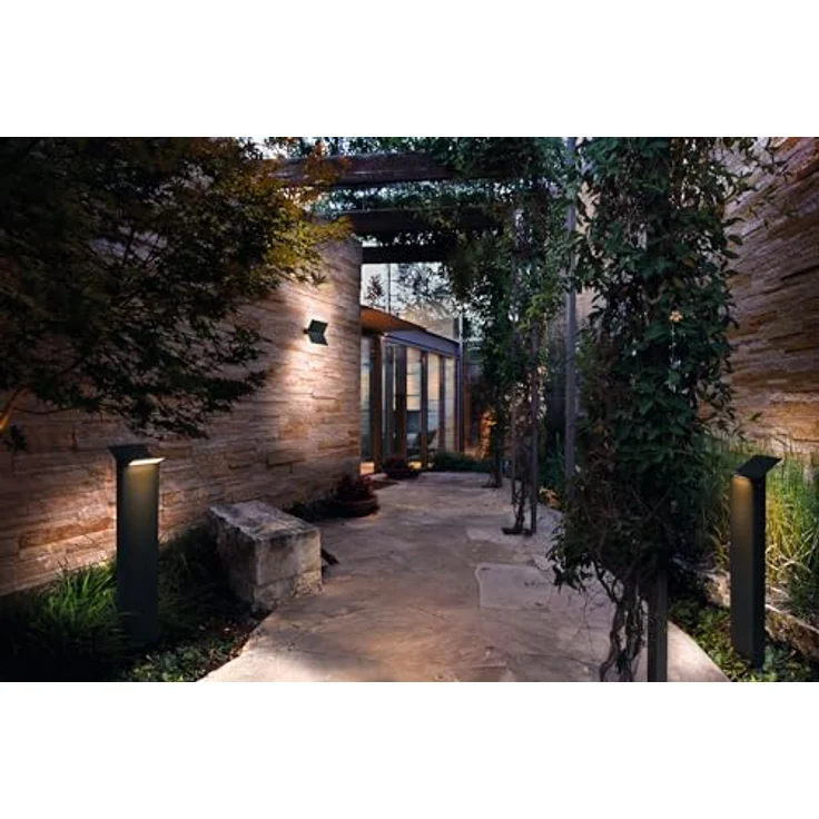 Osram ENDURA STYLE BAT Außenwandleuchte, LED-Wandleuchte mit indirektem Licht, warmweiß, 3000K, Aluminium, IP44, 9,5W – Bild 2