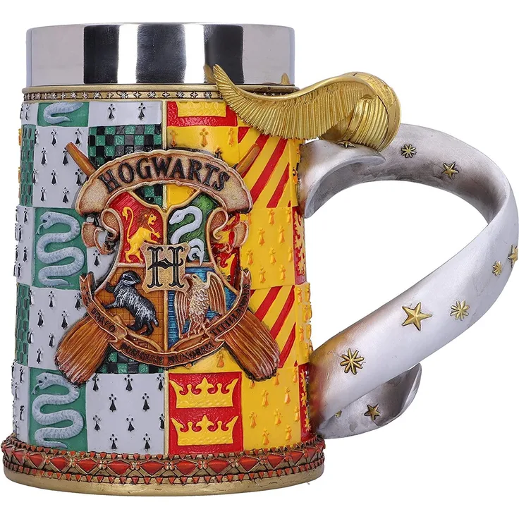 Harry Potter Harry Potter - Goldener Schnatz 600ml Edelstahl Becher / Krug in Geschenkbox