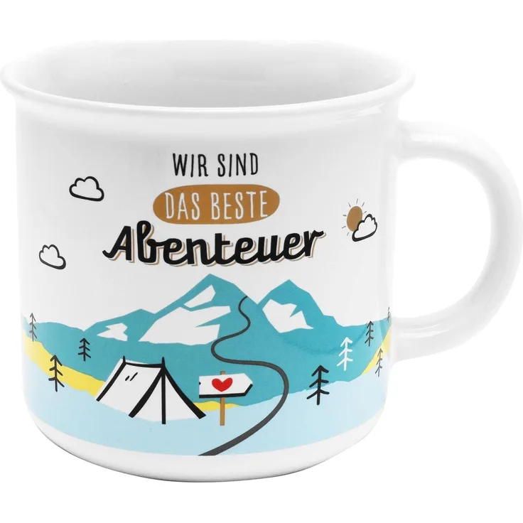Sheepworld Tasse Becher Kaffeetasse Lieblingsbecher beste Abenteuer 47335