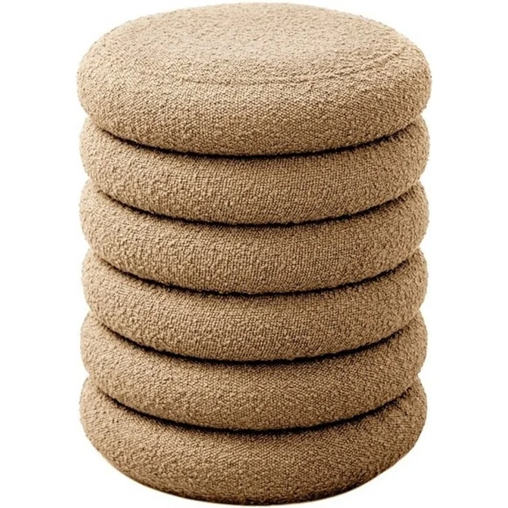 SVITA Stauraumhocker BLOSSOM XS, Pouf, Mit Stauraum, Bouclé-Bezug, Bequeme Polsterung, Modern – Bild 4