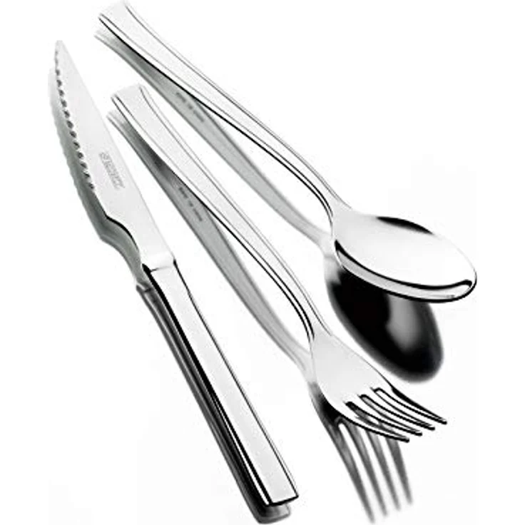 Monix M180974 Europa Besteck Set mit Steakmesser bedeckt, Edelstahl – Bild 3