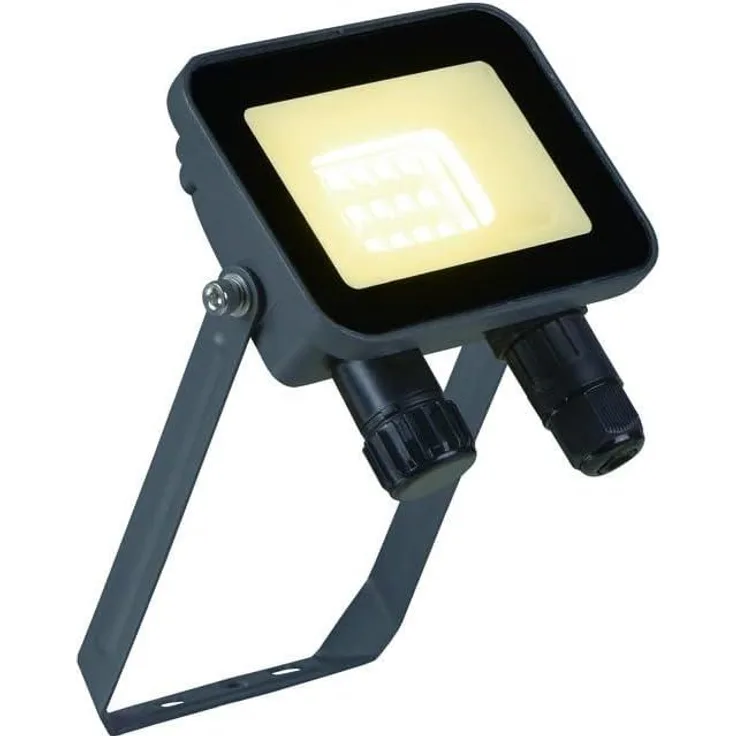 SLV 1006191 FLOODI S Wand- und Deckenaufbauleuchte anthrazit 9,3W 3000K IP65