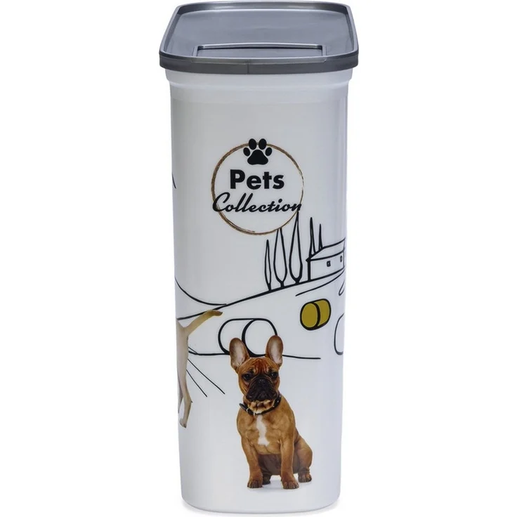 Curver Futterbehälter Hundefutter Container weiß, Fassungsvermögen: 6 l / 2,5 kg – Bild 3