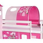 Idimex 'Prinzessin' Tunnel für Hochbett pink/rosa