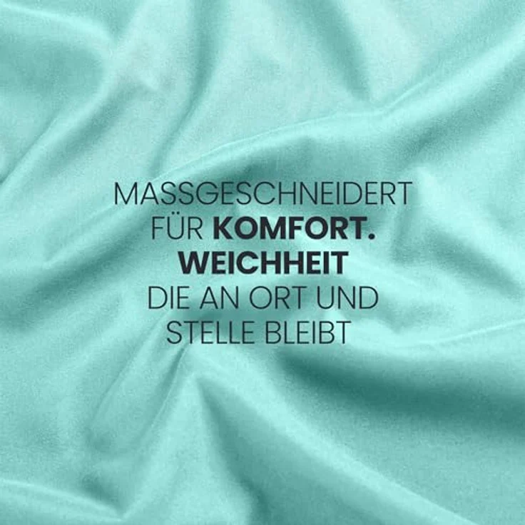 Utopia Bedding - Spannbettlaken 140x200 cm - Spa Blau - Oeko-Tex Zertifiziertes Gebürstete Mikrofaser Spannbetttuch - 35 cm Tiefe Tasche – Bild 8