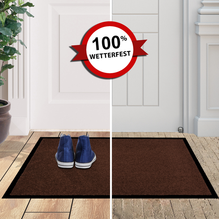 Furni24 Fußmatte - Braun, 120 x 180 cm – Bild 7