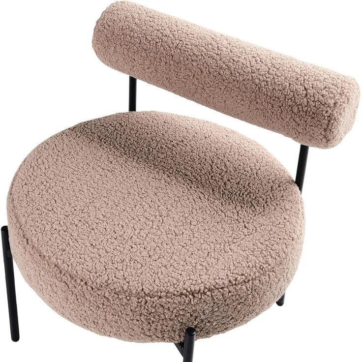 Sessel ALPHA Bouclé Taupe – Bild 7