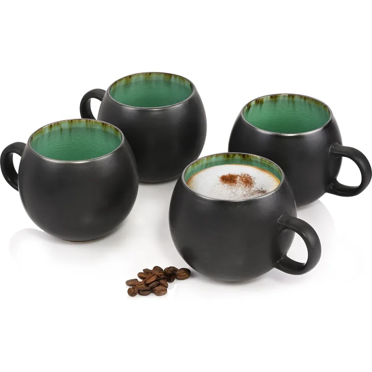 SÄNGER Cappuccinotassen Set Palm Beach 4 teilig