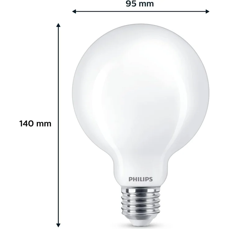 Philips LED classic Lampe 40W E14 Tropf Warmw 470lm matt 2erP – Bild 2