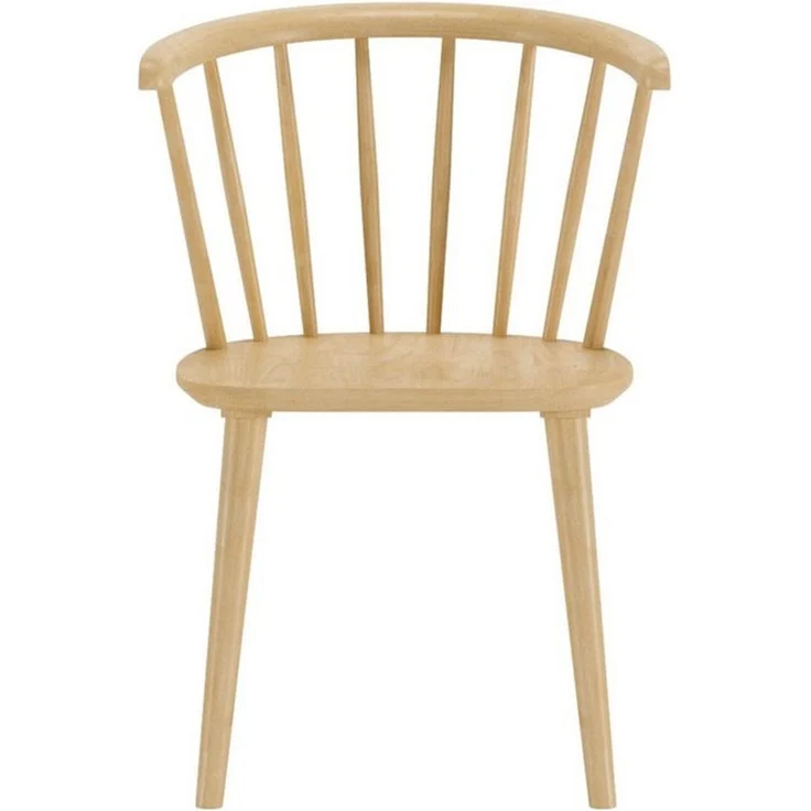 Venture Home Esszimmerstuhl Bobby, 2er-Set Esszimmerstühle aus Gummibaumholz, modern (2 St), Holzstuhl, Massivholz, abgerundete Form, einladend, skandinavisch – Bild 2
