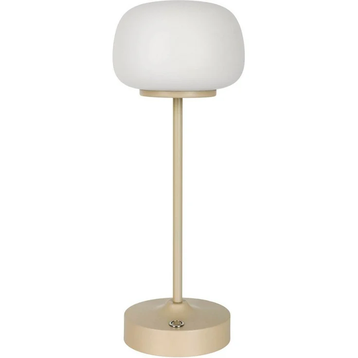 näve LED Tischleuchte Pina, Dimmfunktion, Ein-/Ausschalter, Memoryfunktion, USB-Ladefunktion, LED wechselbar, Warmweiß, Akku aufladbar, USB Typ C inkl. Kabel 100cm, Touch, dimmbar – Bild 2