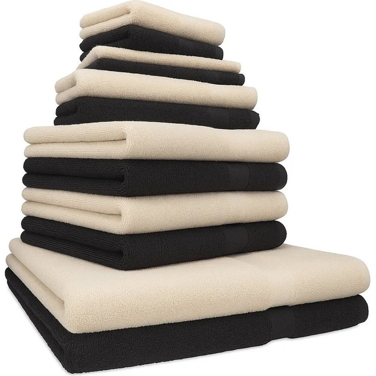 Betz Handtücher Premium Handtuch-Set 12-tlg. Duschtücher, Handtücher, Gästetücher, Baumwolle (Set, 12-St) – Bild 5