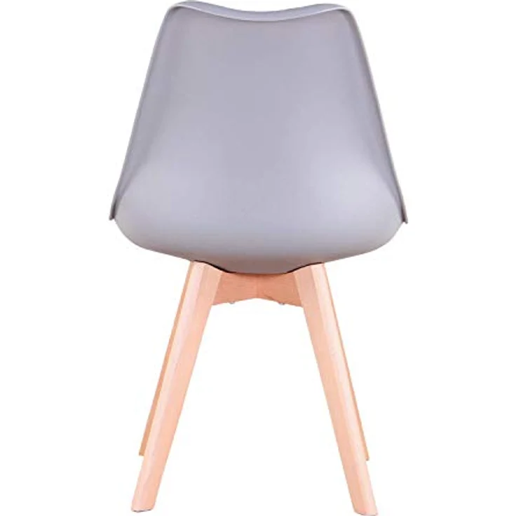GrandCA HOME 6er-Set Esszimmerstühle, Skandinavische Stühle, Skandinavisches Design, Massivholzbeine, Ergonomisch, für Esszimmer, Wohnzimmer, Küche & Schlafzimmer (Grau,6) – Bild 7