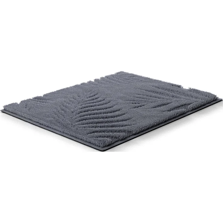 Badematte >FERYA< in anthrazit, 100% Polyester MAGICSOFT - 60 x 50 x 1,8 cm (LxBxH) – Bild 3