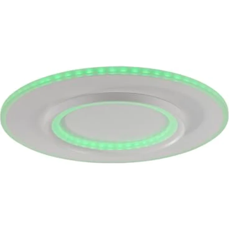 Paul Neuhaus LED Deckenleuchte, Smart Home Alexa kompatibel, dimmbar mit Fernbedienung, Downlight + Sidelight, 50 cm, CCT-Steuerung