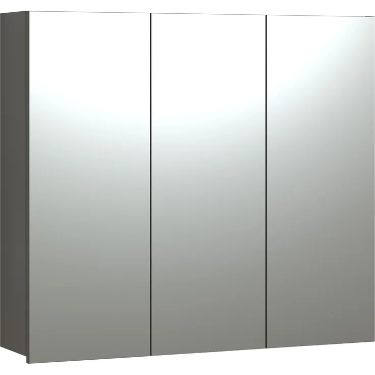 Badezimmer Spiegelschrank Bliss in grau 90 cm