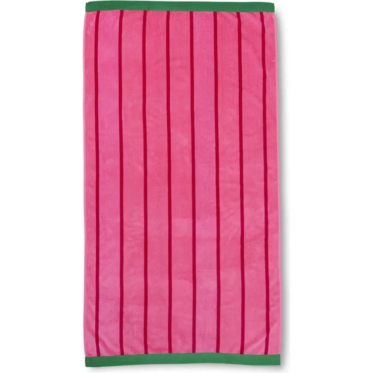 KAAT Family Strandtuch Liegetuch 100x180 cm Summer Sweet pink Streifen