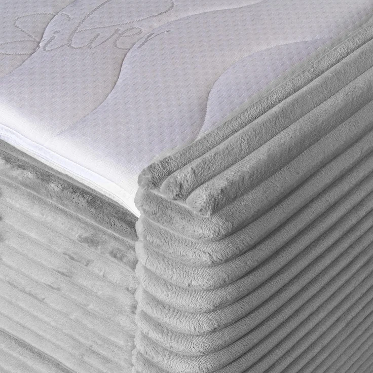 Kaiser Möbel Boxspringbett Trento mit Bettkasten, Topper und Bonellmatratze, VELO Stoff (Komplett-Set (Bettgestell, Matratze, Topper), mit Topper mit Bettkasten antibakterieller Bezug einfache Montage – Bild 8