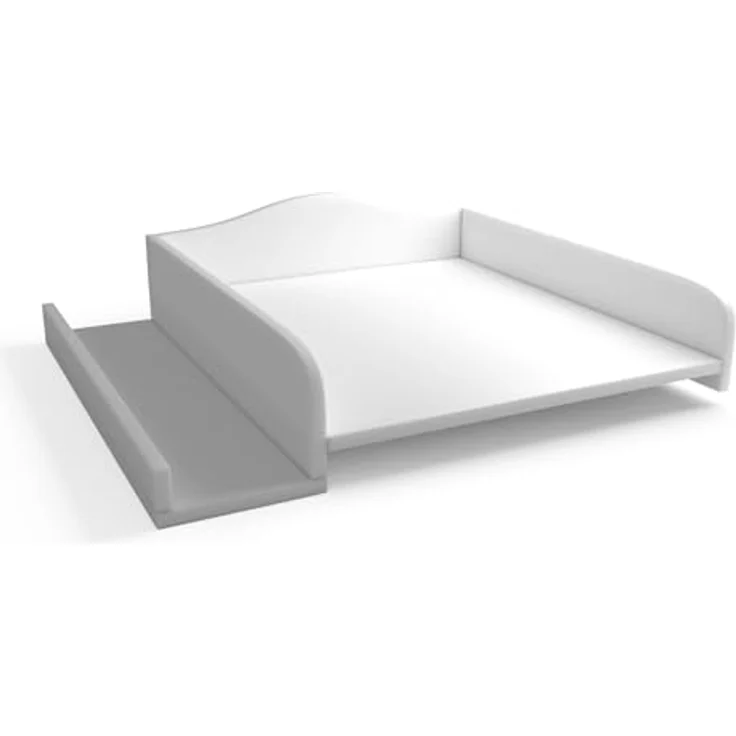 regalik Wickelaufsatz für Waschmaschine – Wickelauflage 60x70 cm – Laminierte Holzplatte – Weiß – 82 x 72 x 10 cm – Sicherer & Platzsparender Wickeltischaufsatz – Bild 2
