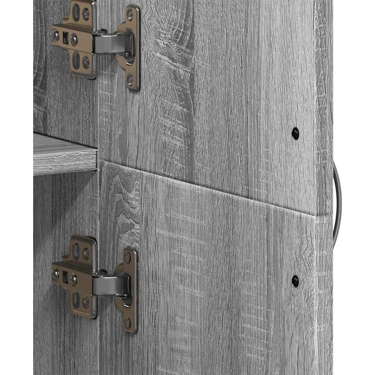 vidaXL Aktenschrank Grau Sonoma 60x32x153 cm Holzwerkstoff 3276649 – Bild 8