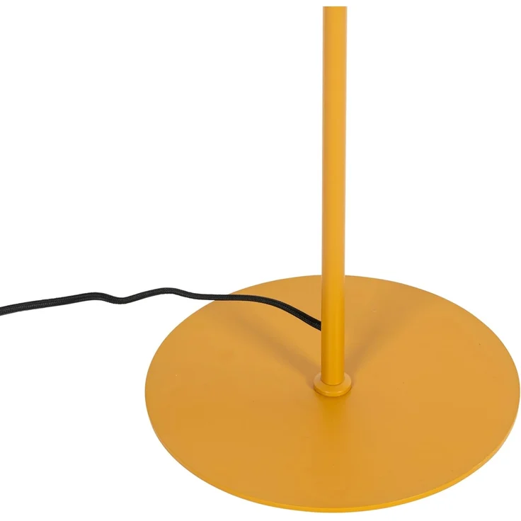 Qazqa Stehlampe Triangolo, ohne Leuchtmittel, E27, Gelb, Design, Stahl, 1-flammig – Bild 8