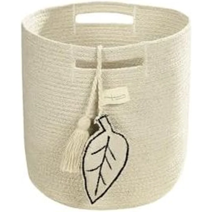 Lorena Canals Leaf Aufbewahrungskorb Beige – Bild 1