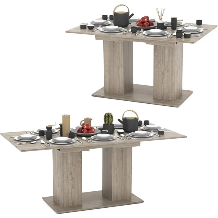 Esstisch Dix Sonoma 140 x 90 cm Vicco – Bild 7